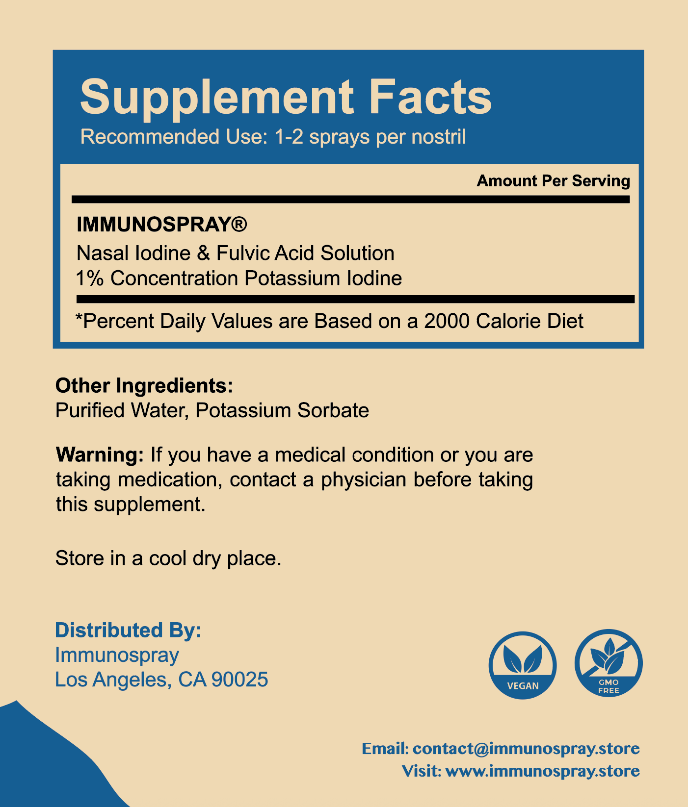 Immunospray Nasal Iodine